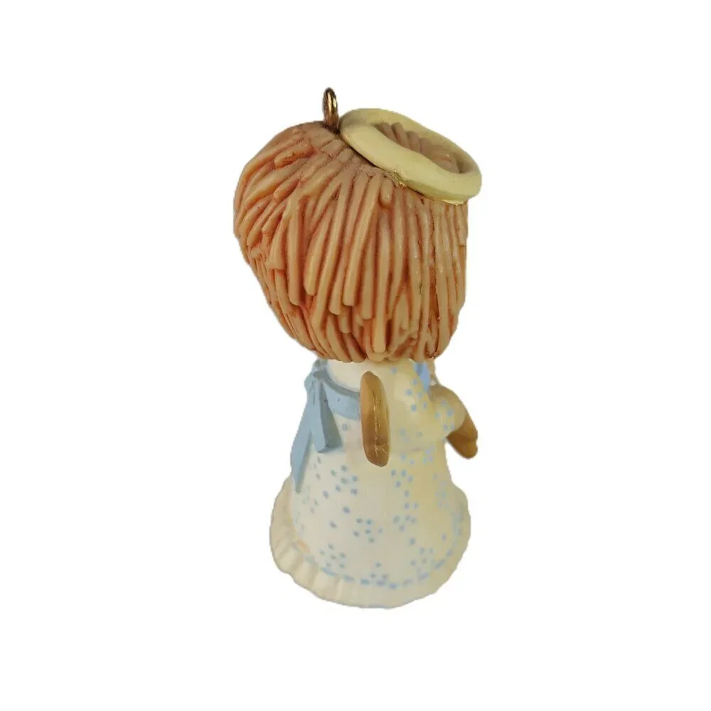 Hallmark Angel Ornament by Donna Lee Holiday Christmas Vtg 1978 (Dough-Look)